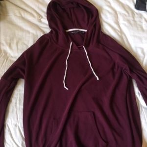 Brandy Melville maroon hoodie